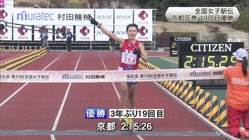 全国女子駅伝　京都チーム3年ぶり19回目の優勝　中盤から独走態勢