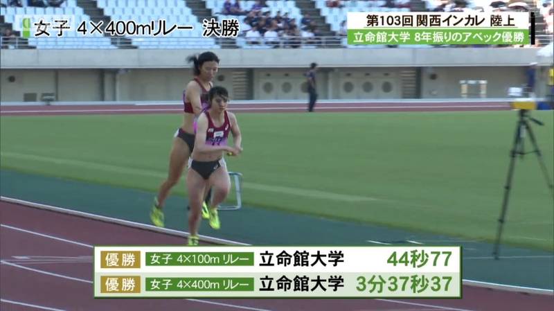 関西インカレ陸上 立命館大学が8年ぶりとなるアベック優勝!