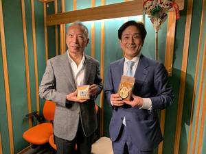 桂米團治と本田茂俊さん