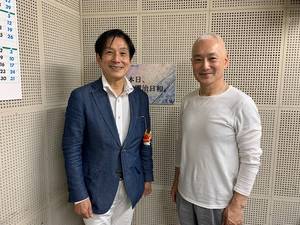 I桂米團治と杵屋勝七郎さん