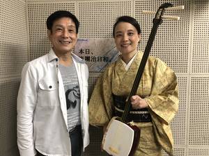 桂米團治、寄席三味線奏者 浅野美希さん